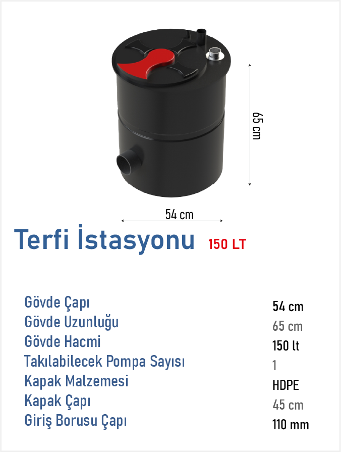 TERFİ İSTASYONU 150 LT