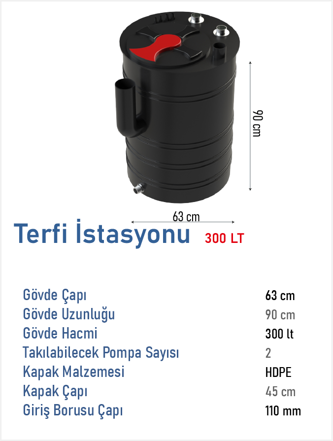 TERFİ İSTASYONU 300 LT