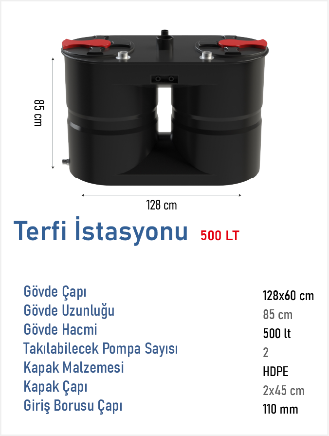 TERFİ İSTASYONU 500 LT